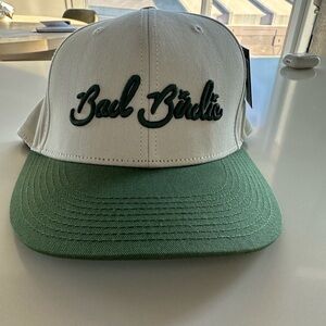 Bad Birdie Twill Snapback - White Onyx - Brand New